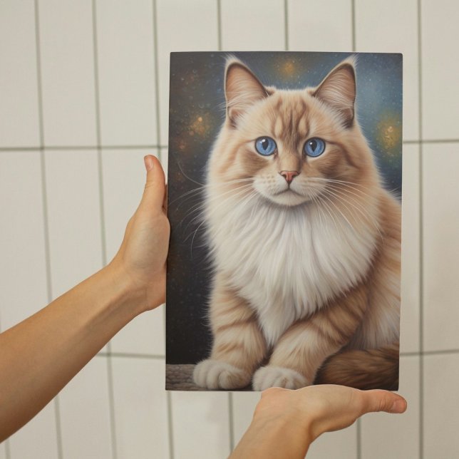 Affiche Peinture élégante de chats Ragdoll (Créateur téléchargé)