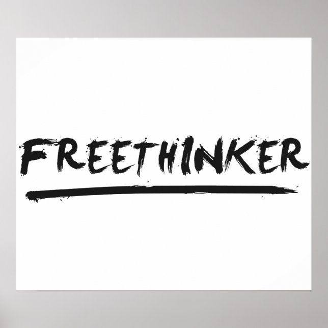 Affiche Peinture Freethinker (Devant)