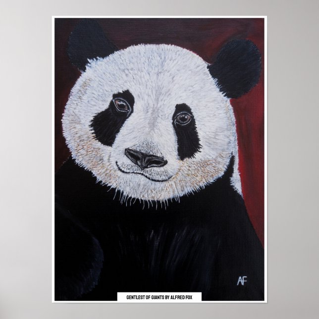 Affiche Peinture Gentlest of Giants par Alfred Fox (Devant)