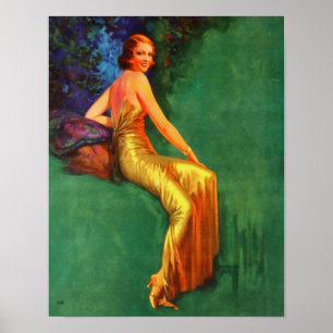 Affiche Peinture "Hello" - Edward Mason Eggleston