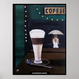 Affiche Peinture Latte Macchiato par Alfred Fox
