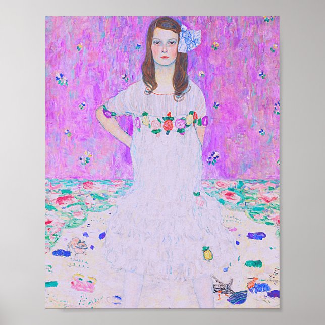 Affiche Peinture Mäda Primavesi de Gustav Klimt (Devant)