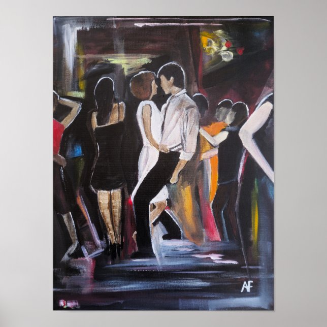 Affiche Peinture Mambo Night par Alfred Fox (Devant)