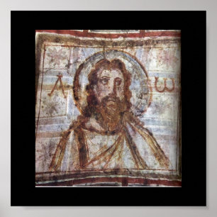 Affiche Peinture murale des catacombes de Commodilla.