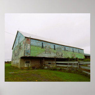 Affiche Peinture murale Grange New York USA