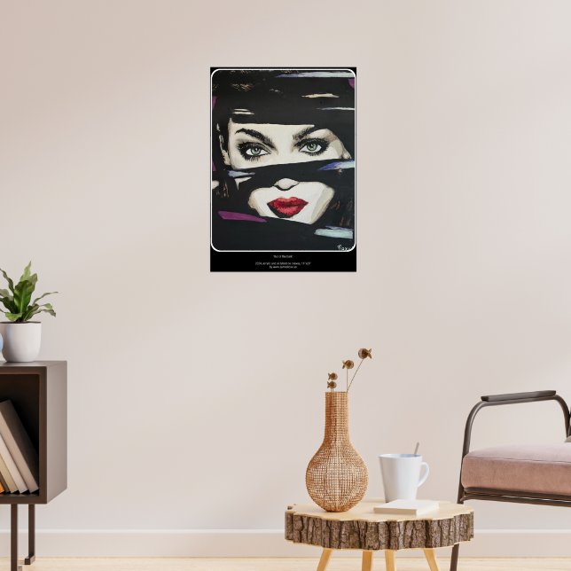 Affiche Peinture 'Out of the Dark' sur une (Salon 3)