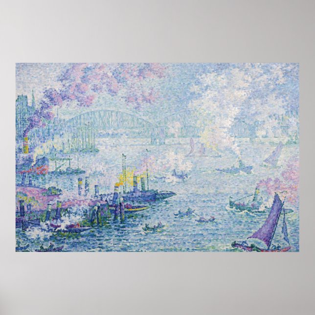 Affiche Peinture Paul Signac (Devant)