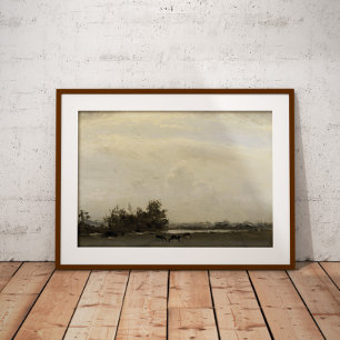 Affiche Peinture Paysage Vintage Moody Wall Art