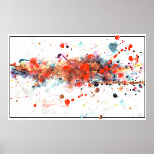 Affiche Peinture rayée