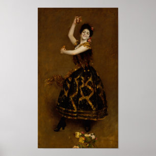 Affiche Peinture Reprint of Carmencita, une danseuse espag