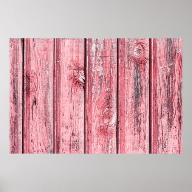 Affiche Peinture rouge en bois de bureau texture. vieux, d (Devant)