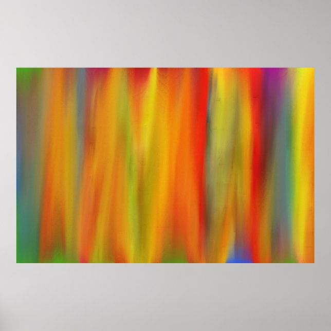 AFFICHE PEINTURE SKY COLORÉE ART 5 (Devant)