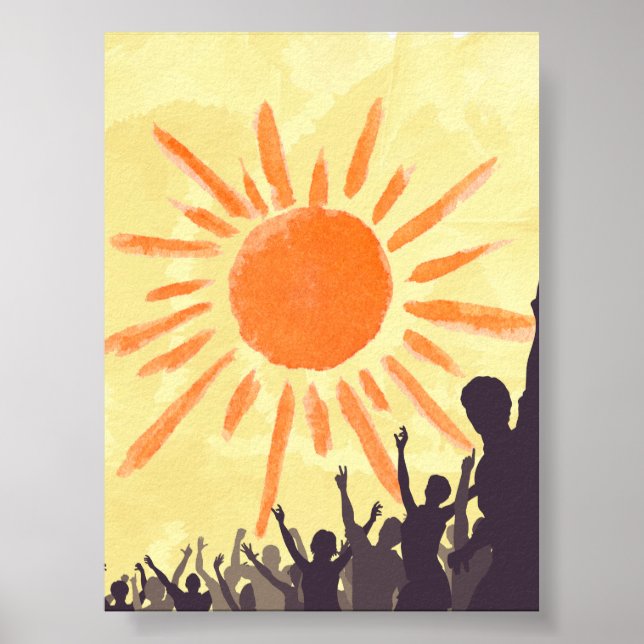 Affiche peinture solaire (Devant)