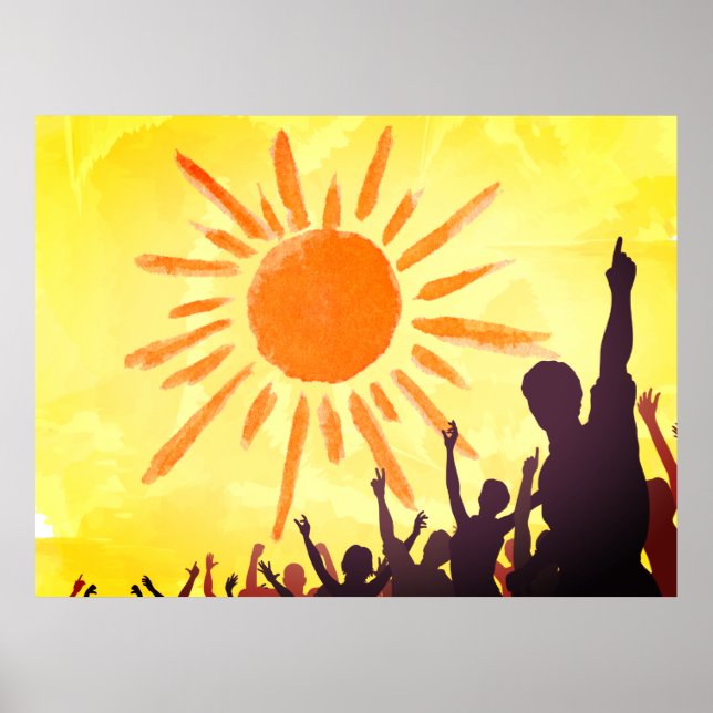 Affiche peinture solaire (Devant)