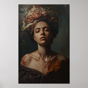 Affiche Peinture surréaliste à l'huile d'humeur/ Rêve abst