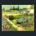 Affiche Peinture Van Gogh, Arden à Arles, oeuvres d'art<br><div class="desc">Jardin d'Arles,  célèbre peinture de Vincent van Gogh</div>