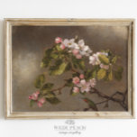 Affiche Peinture Vintage de colibri et de fleurs de pomme<br><div class="desc">Tableau de Martin Johnson Heade sur les colibris et les fleurs d'Apple. Vintage peinture florale. Gournez votre maison avec de belles oeuvres d'art vintages ! Maintenant disponible pour que vous ayez imprimé pour votre galerie d'accueil. Joliment restauré en utilisant les dernières techniques numériques pour montrer toutes les fissures et les...</div>