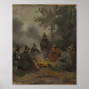 Affiche Peinture vintage de la Coven de sorcières II