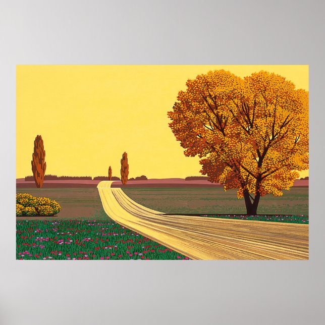 Affiche peintures d'art hiroshi nagai (Devant)