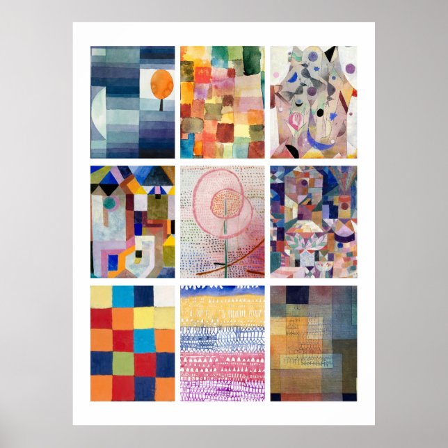 Affiche Peintures de Klee (Devant)
