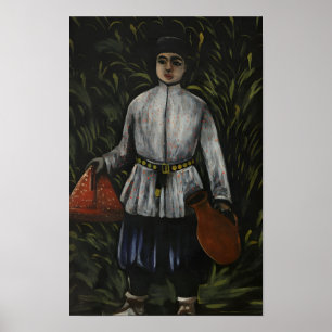 Affiche Peintures du peintre géorgien Niko Pirosmani