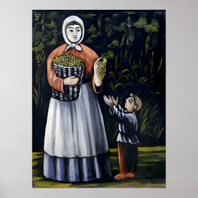 Affiche Peintures du peintre géorgien Niko Pirosmani (Devant)