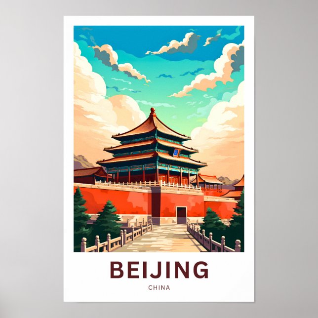 Affiche Pékin - Chine - Imprimer (Devant)