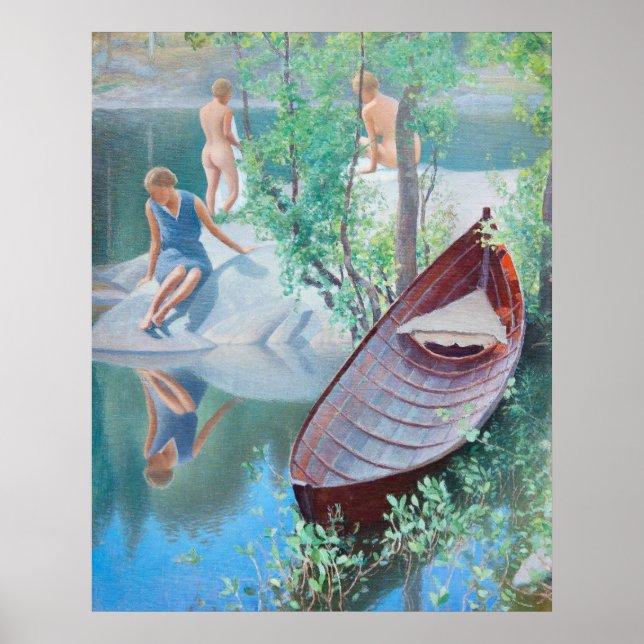 Affiche Pekka Halonen Didylle d'été 1931 Finlande (Devant)