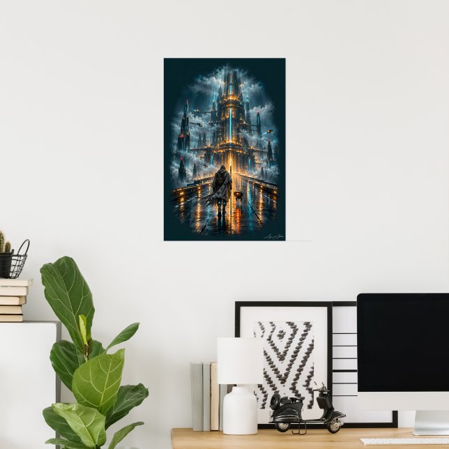 Affiche Pèlerin de Chrome (Bureau à domicile)