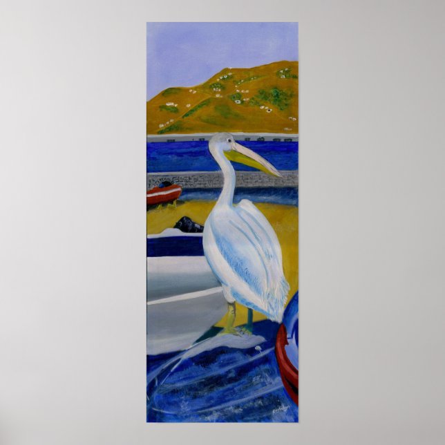 Affiche Pelican et Bateaux (Devant)