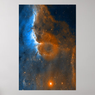 Affiche Pélican Nebula Ionisation Front 20x30 (29x29)