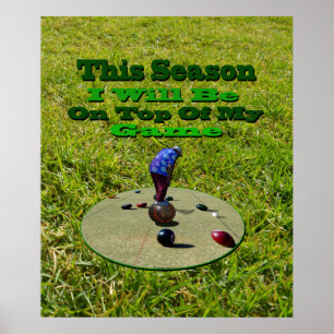 Affiche Pelouse Bowls Cette Saison Je Serai Sur Le Top De 