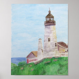 Affiche Pemaquid point Lighthouse
