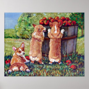 Affiche Pembroke Welsh Corgi Imprimer l'affiche