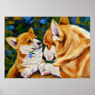 Affiche Pembroke Welsh Corgi Imprimer l'affiche