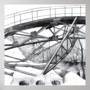 Affiche Pencilart antique