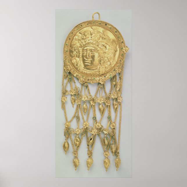 Affiche Pendentif à la tête d'Athena Parthenos (Devant)