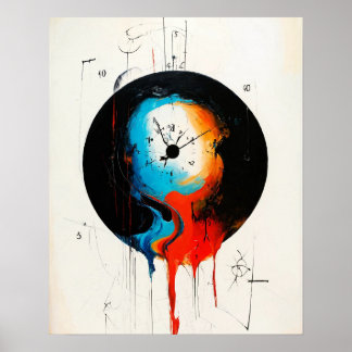 Affiche pendentifs textiles modernes créés à l'aide d'IA