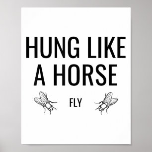 Affiche Pendou comme une mouche à cheval - Drôle de mouche