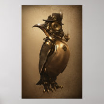Penguin de Steampunk | Imprimer