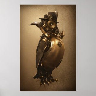 Affiche Penguin de Steampunk | Imprimer