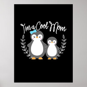 Affiche Penguin Je Suis Une Maman Cool
