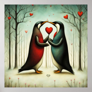 Affiche Penguin Love 2