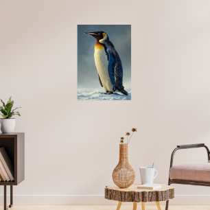 Affiche Penguin majestueux dans la neige arctique