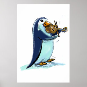 Affiche pEnGuIn vIoLiNiSt