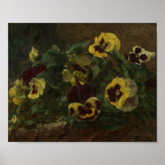 Affiche Pensées par Henri Fantin-Latour