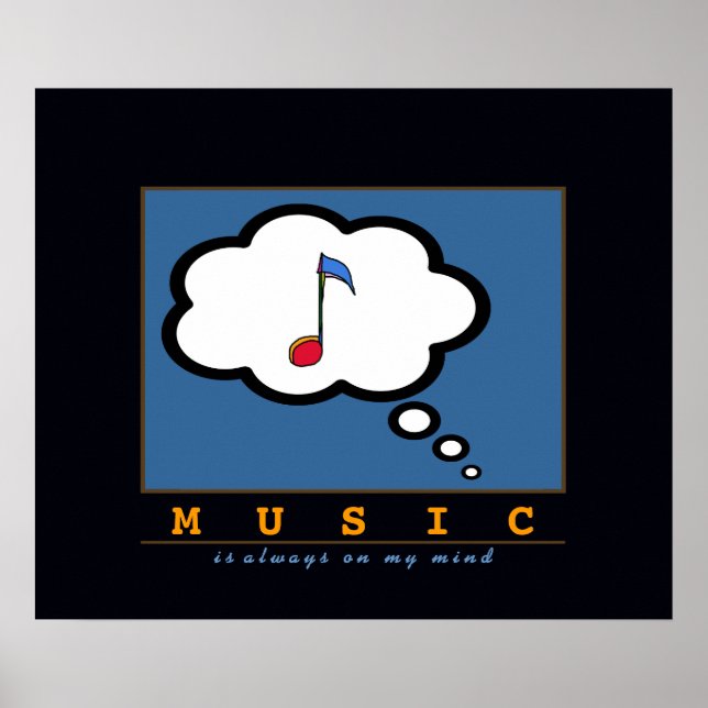 Affiche penser la musique (Devant)