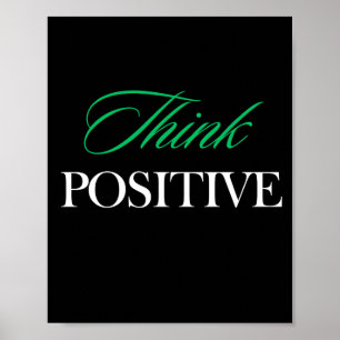 Affiche Penser positif