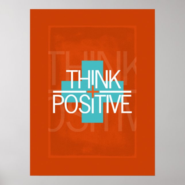Affiche Penser positif (Devant)