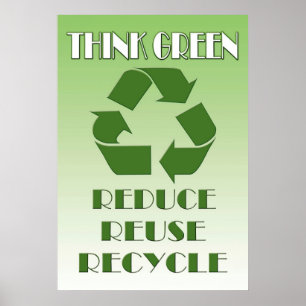 Affiche Penser vert